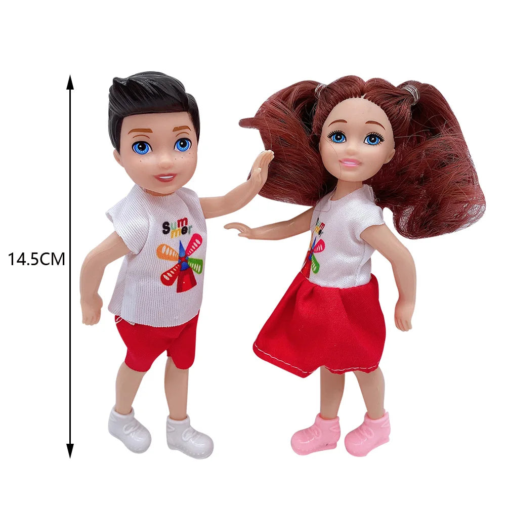 Conjunto bonecos família com acessórios (opções de modelos) - Clara's Charming Store